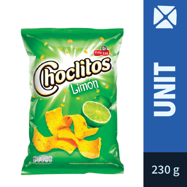 Choclitos Limon / Choclitos Lime Tortilla Chips Frito Lay (210g)