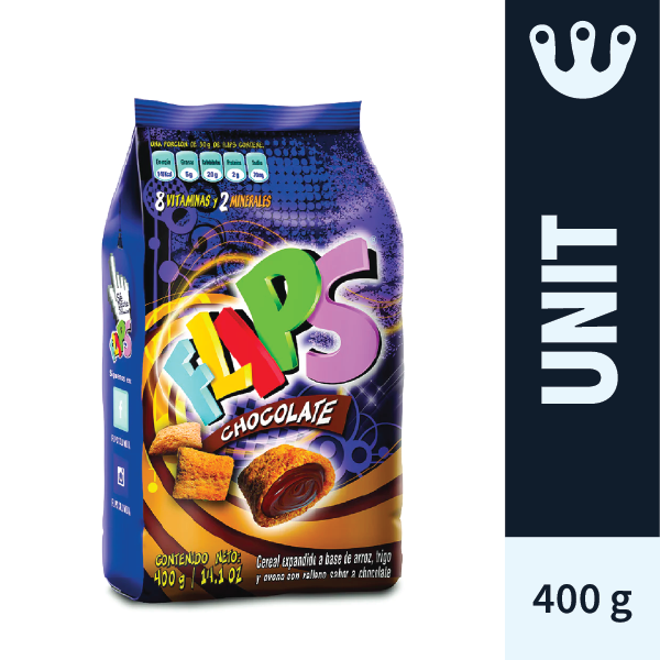 Flips Chocolate Cereal (400g)