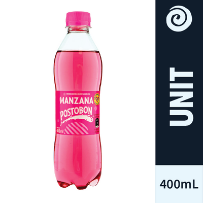 Manzana Postobon / Apple Soft Drink Postobon (400 ml) PET