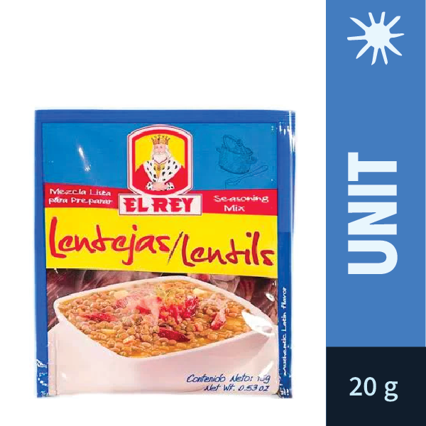 Lentils Seasoning Mix / Sazonador de Lentejas El Rey (20g)