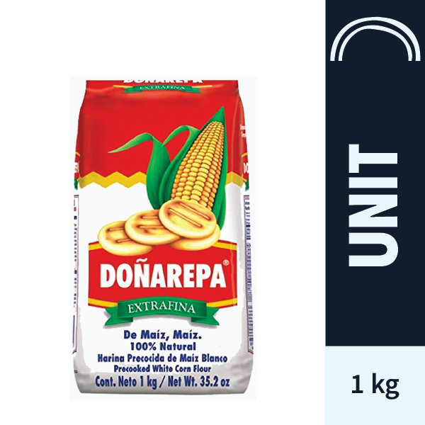 Harina Doña Arepa / White Corn Flour (1Kg)