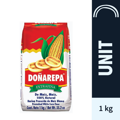 Harina Doña Arepa / White Corn Flour (1Kg)