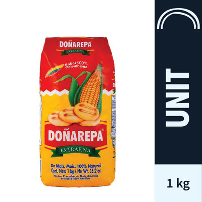 Harina Doña Arepa Amarilla/ Yellow Corn Flour (1Kg)