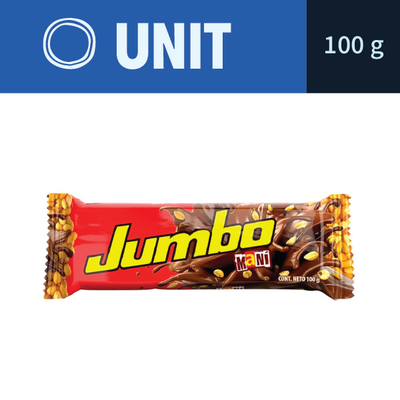 Jumbo Milk Chocolate Bar with Peanuts (100g)