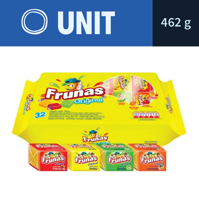 Frunas Original / Cheewy Fruit Candies (462g)