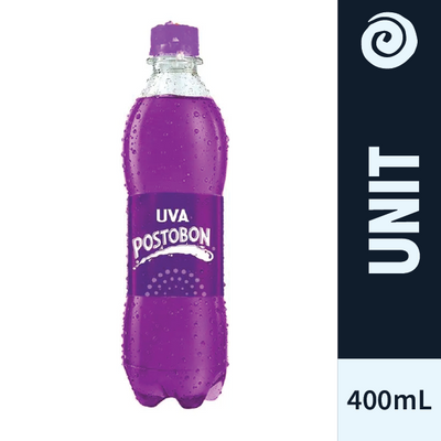 Uva Postobon / Grape Soft Drink Postobon PET (400 ml)